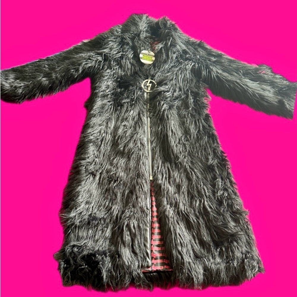 MARILYN MANSON X DOLLS KILL-Women’s Medium faux fur coat ***EXTREMELY RARE***